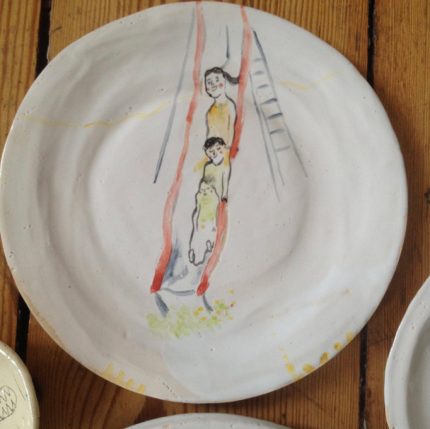Plate memory of childhood.